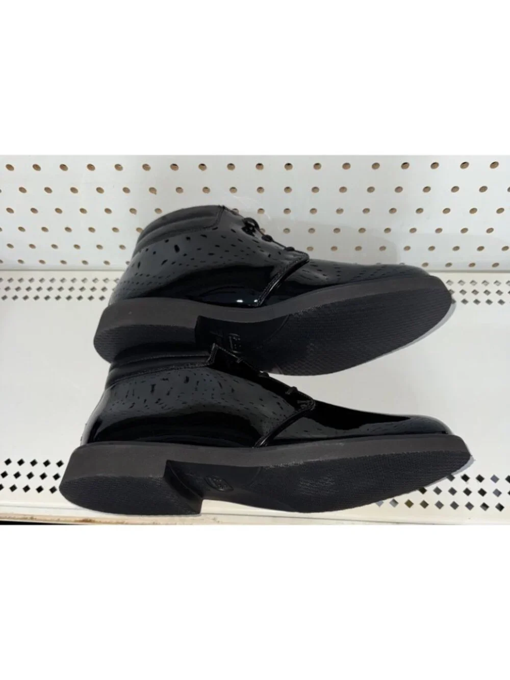 Bates Sentinel Mens Patent Leather High Shine On Duty Dress Chukka Boots Size 11
